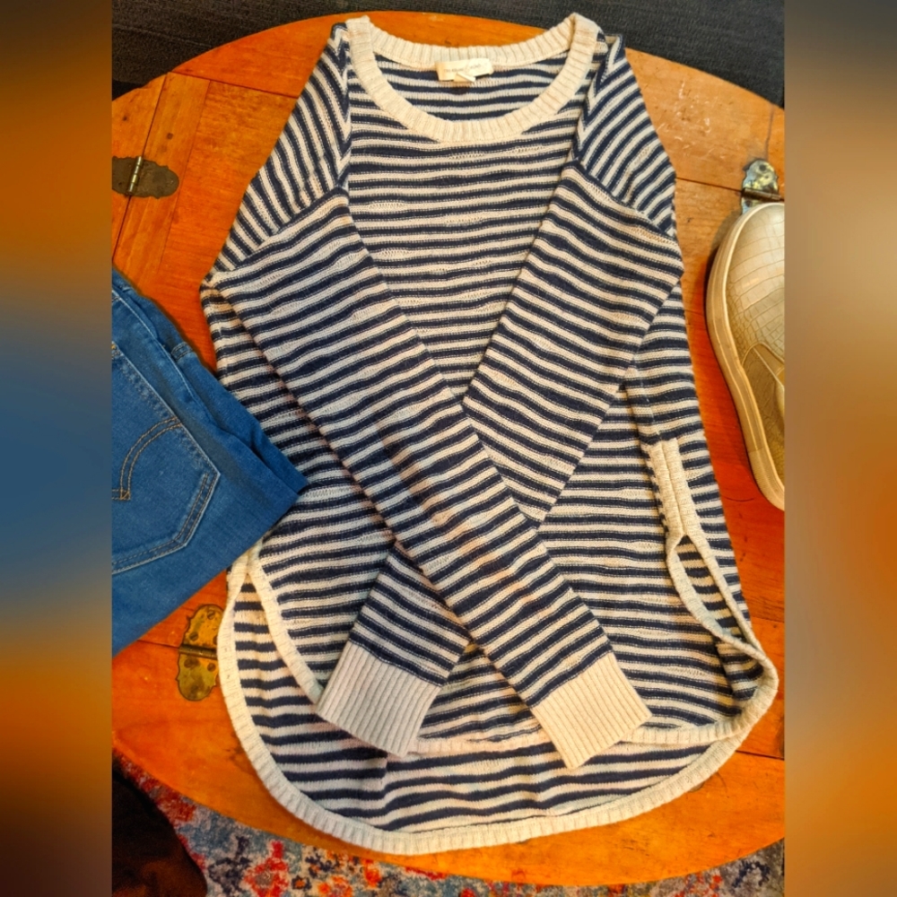 Treasure & Bond navy striped sweater